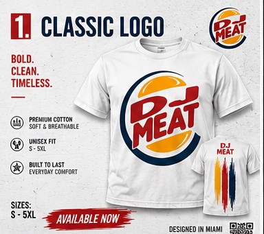 Classic DJ Meat logo shirt